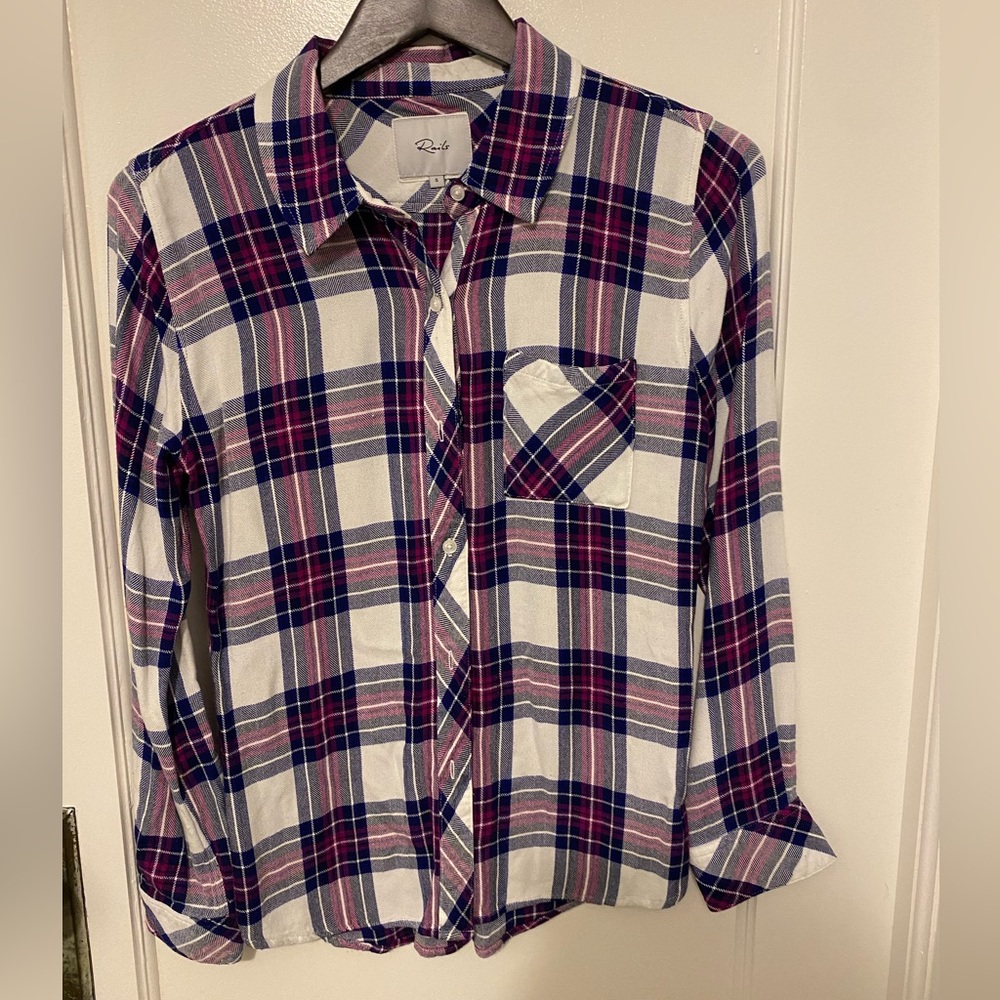 Rails plaid flannel shirt -Women’s small